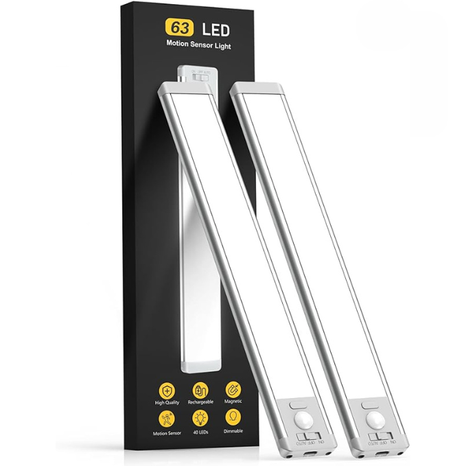 Luz LED encendico autmático – Iluminación Práctica sin Cables (2x1)