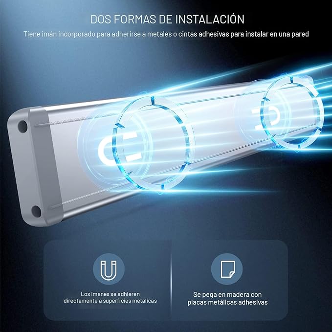Luz LED encendico autmático – Iluminación Práctica sin Cables (2x1)